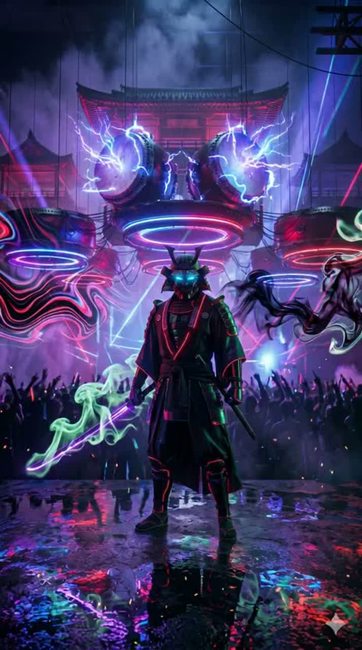 RIZLA SAMURAI – Hardstyle x Psy War Ritual artwork