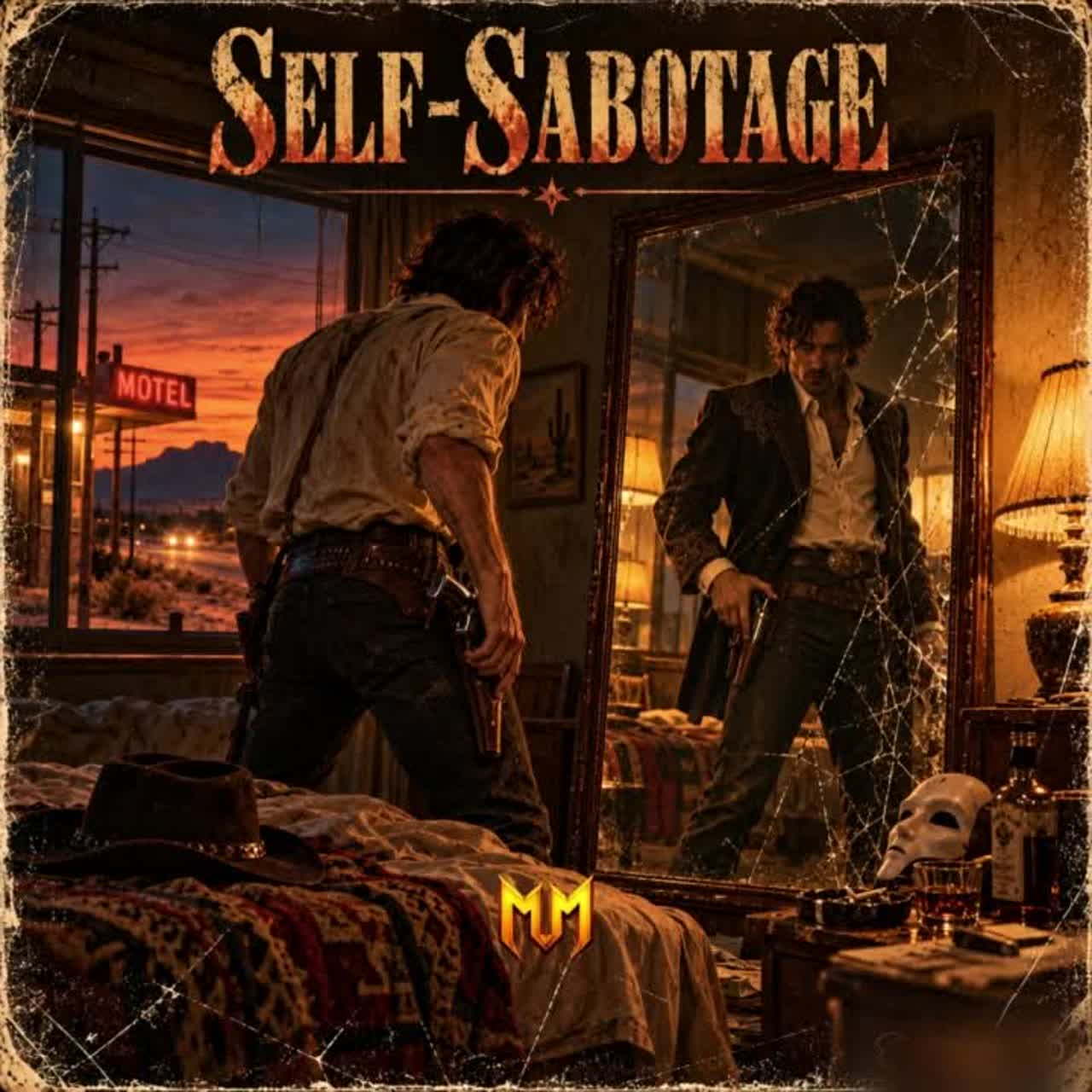 self-sabotage. artwork