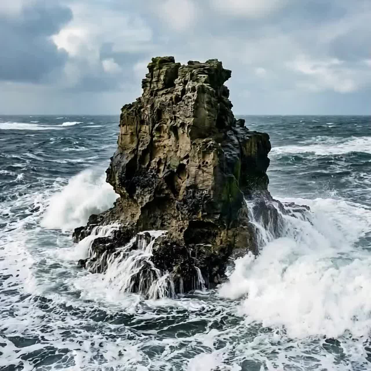 The Rock Amidst The Surf artwork