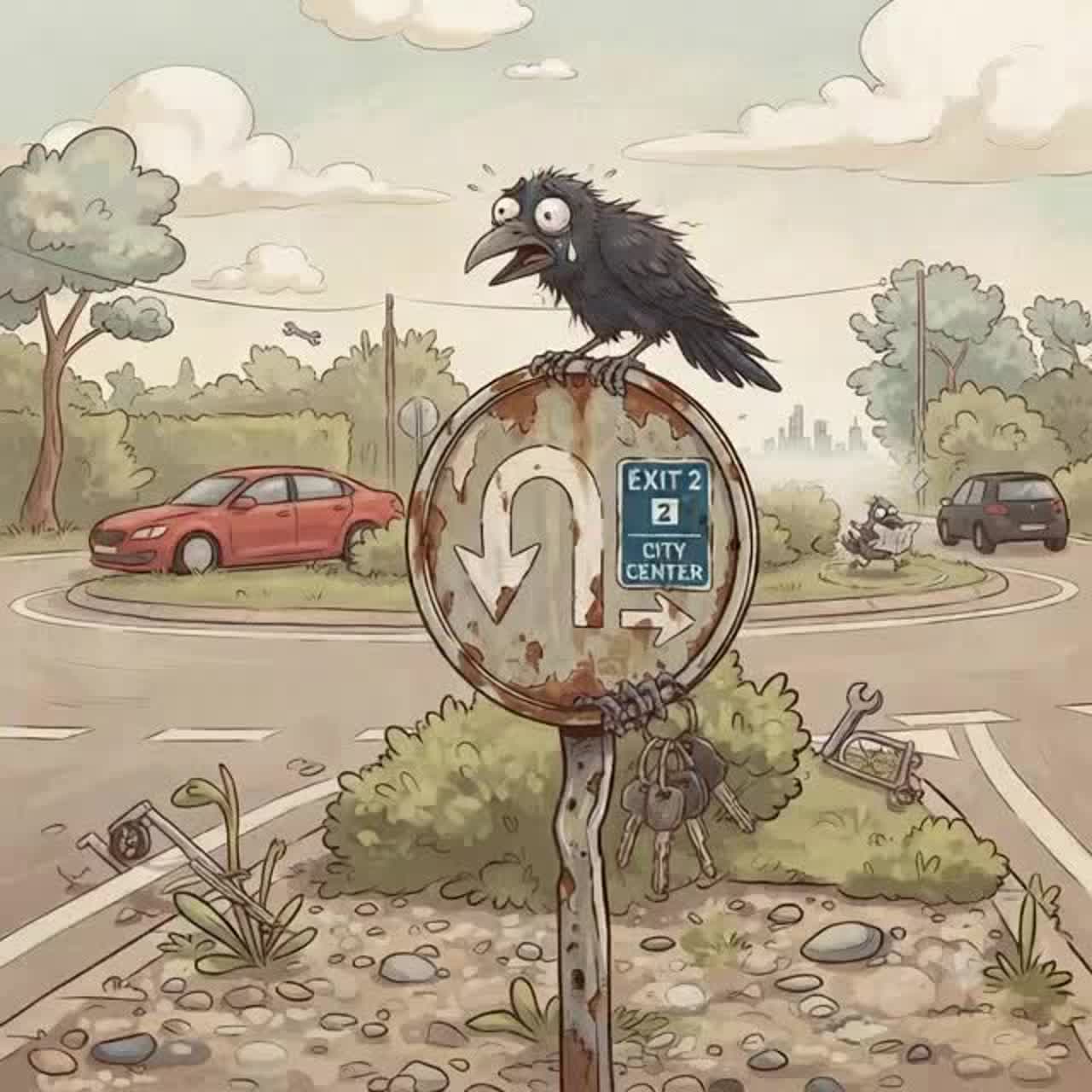 ↩️&Crow artwork