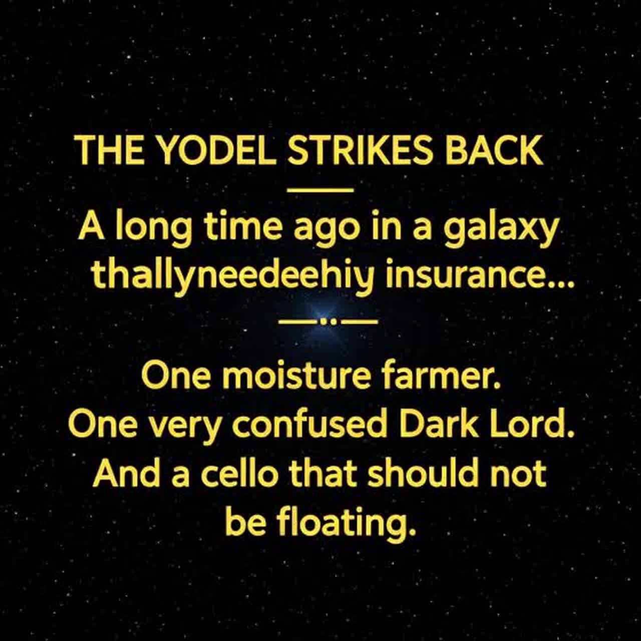 The Yodel Strikes BACK! artwork