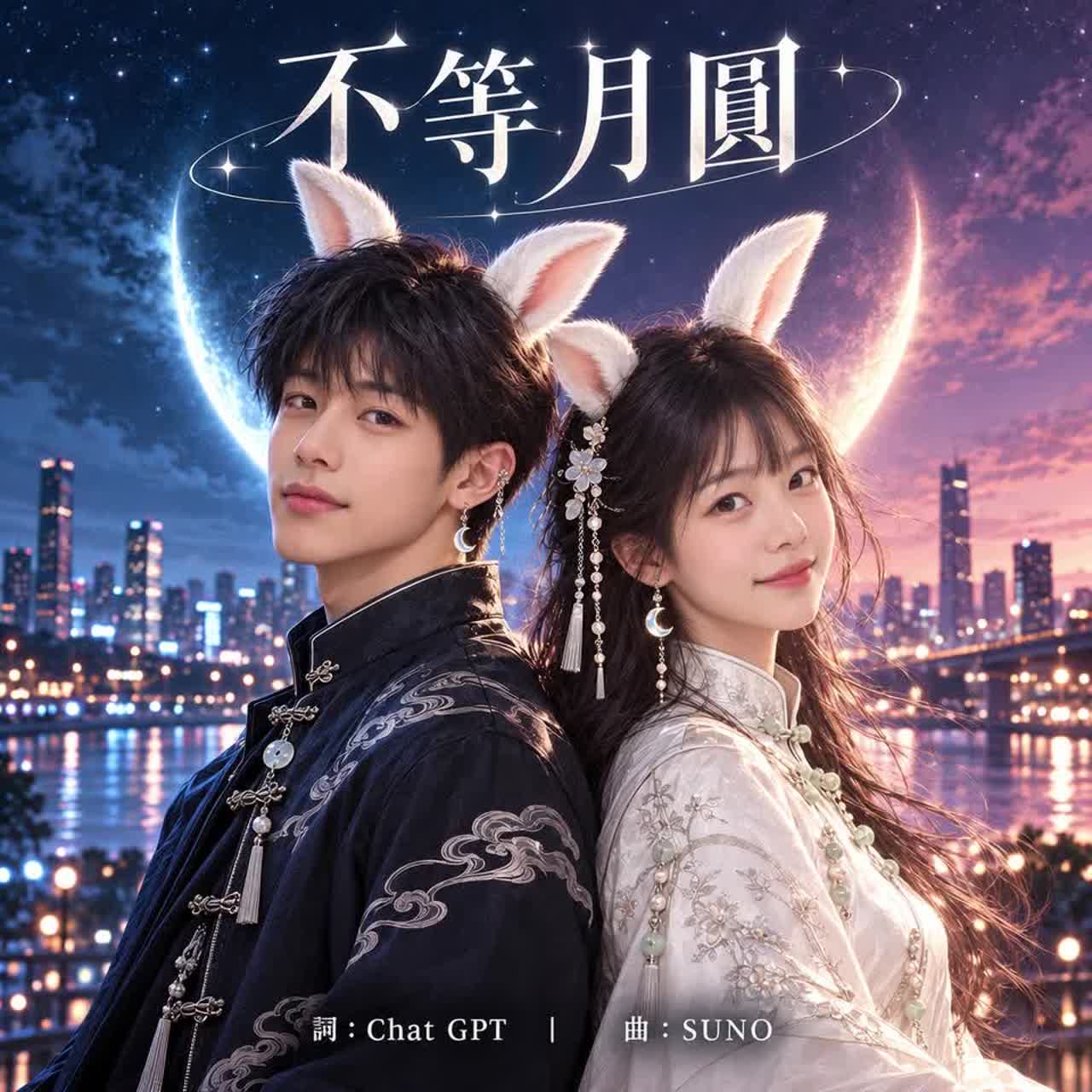 不等月圓（生肖兔）合唱 artwork