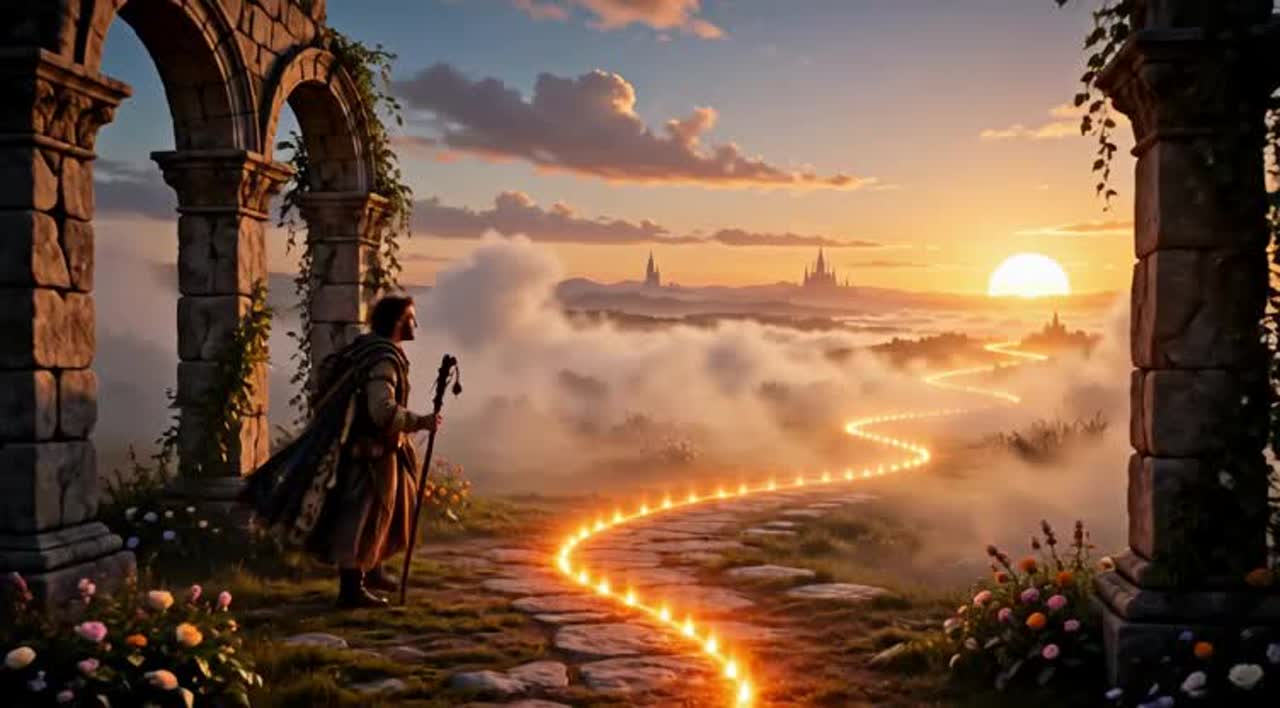 “The Light Becomes the Way” artwork