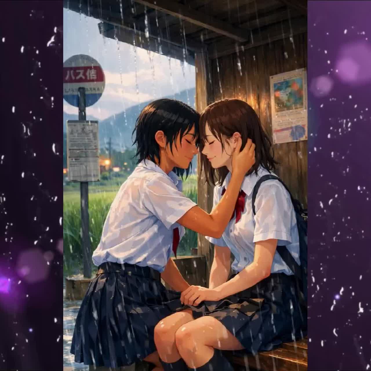君の匂いが混ざる雨 artwork