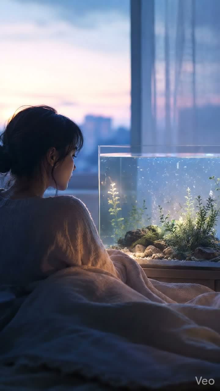 夜明け前の水槽(Aquarium Before Dawn)