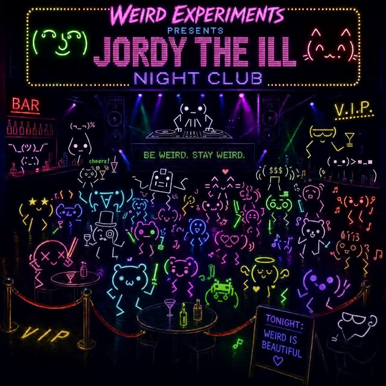 ⚗︎░▒▓ W E I R D E X P E R I M E N T S ▓▒░꩜ artwork