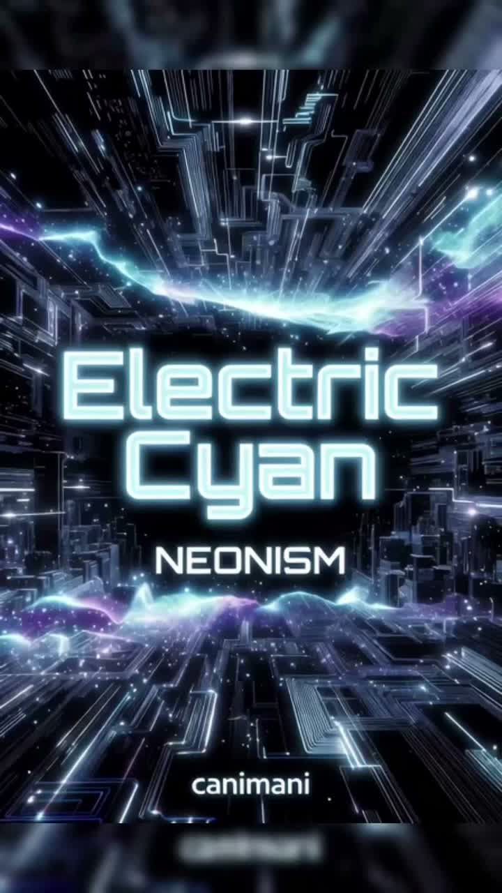 Electric Cyan (NEONISM) artwork