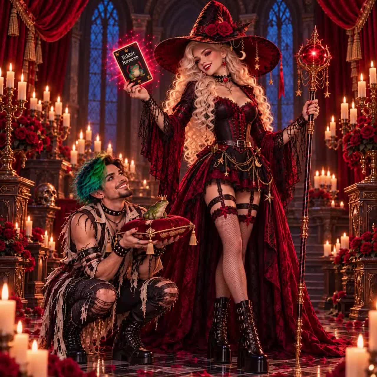 Ribbit Reverse Card [Glam At Midnight] artwork