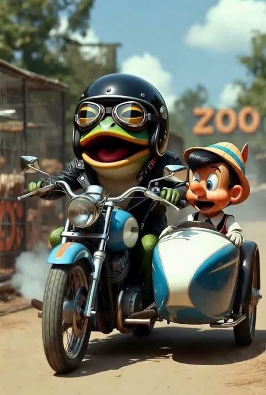 Pinocchio&Crazy Frog in Zoo artwork