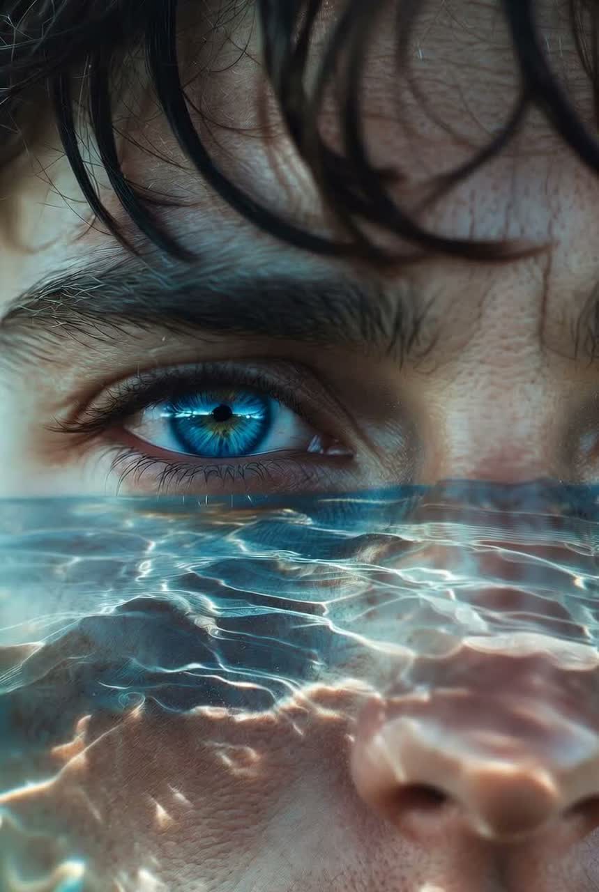 Your blue eyes artwork