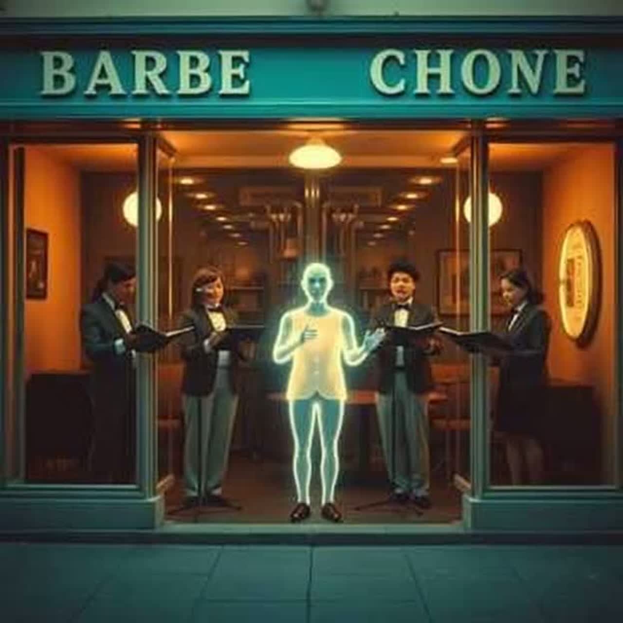 BARBERSHOP QUARTET: AI STEALS THE SHOW (B) artwork