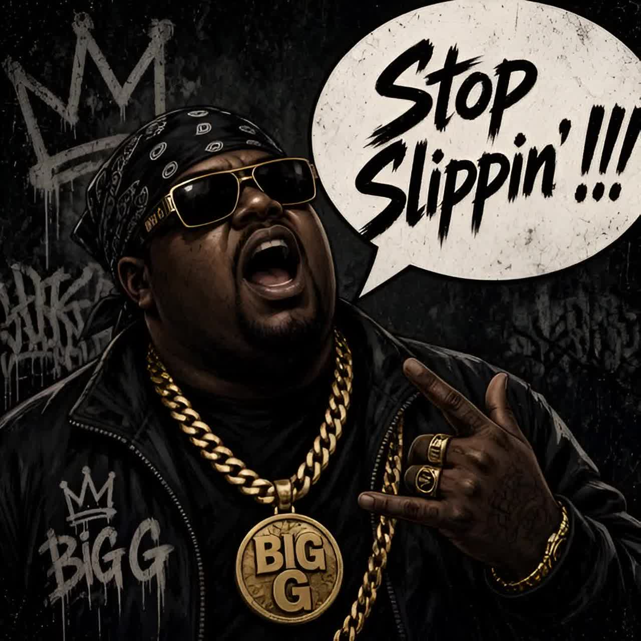 Big G Shit ~ STOP SLIPPIN' !!! - RAW+UNCUT artwork