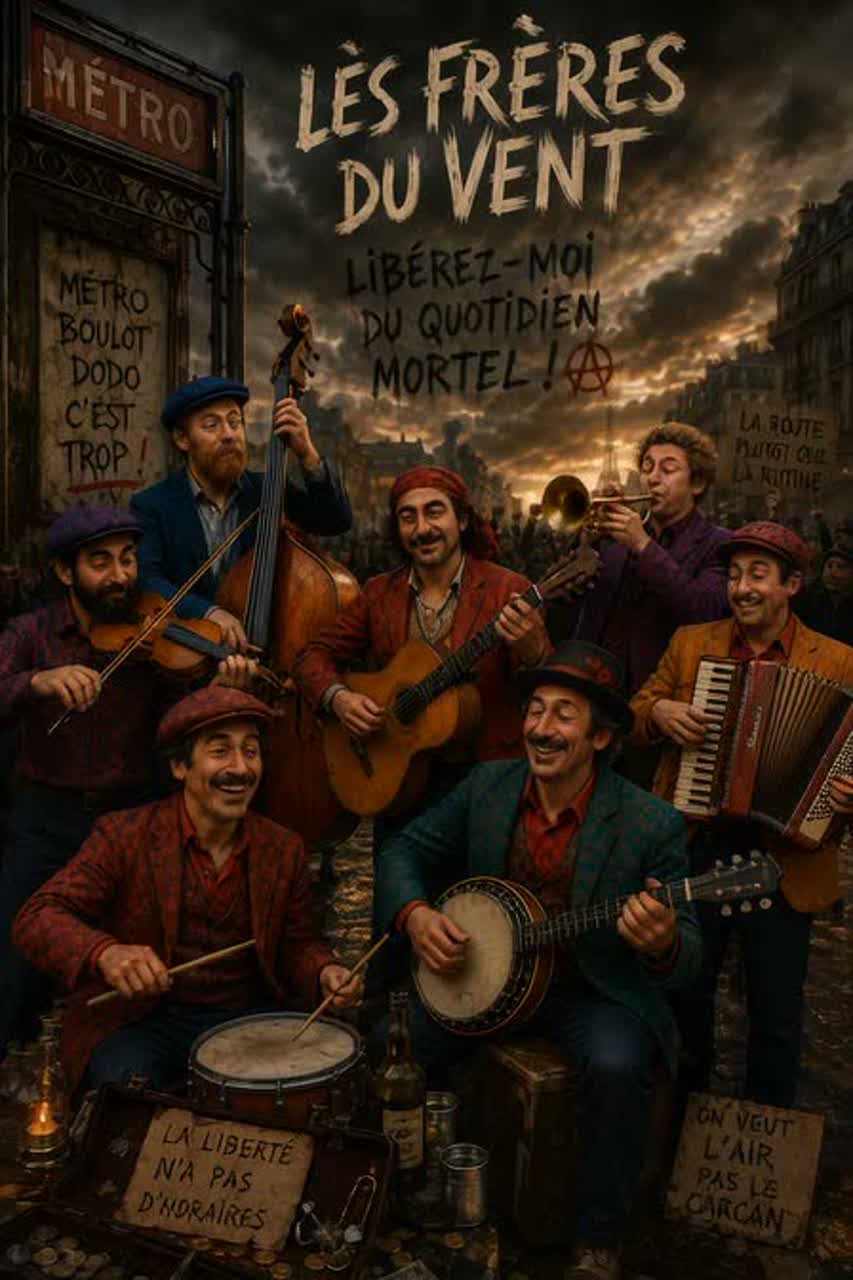 Les Frères Du Vent - Métro cage & fumée artwork