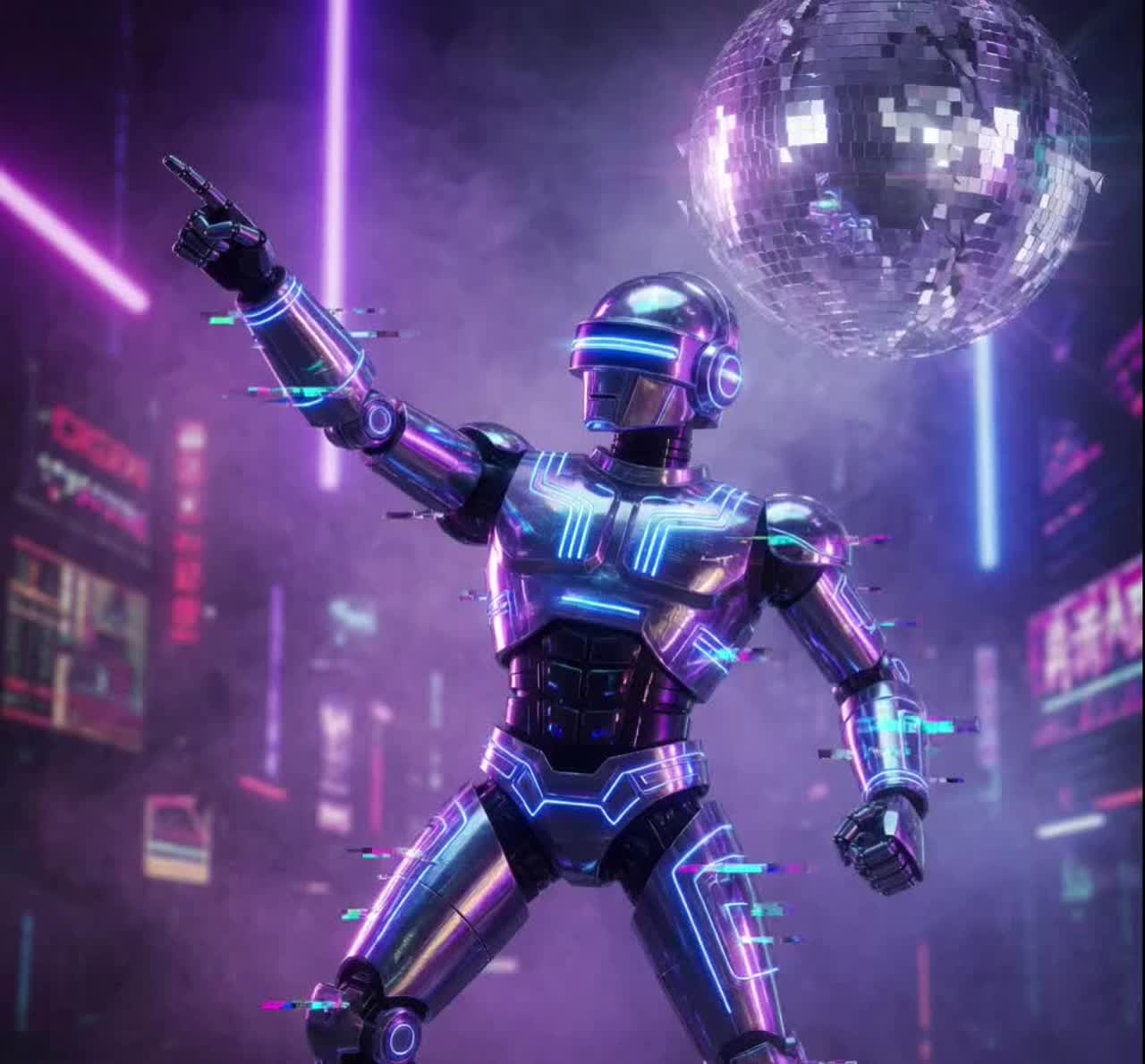 Robot on the Dancefloor artwork