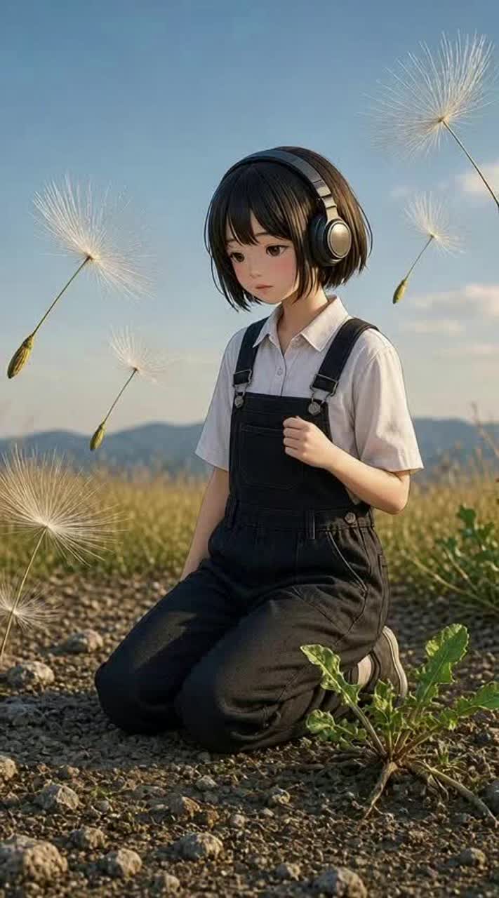 蒲公英花的種子 artwork