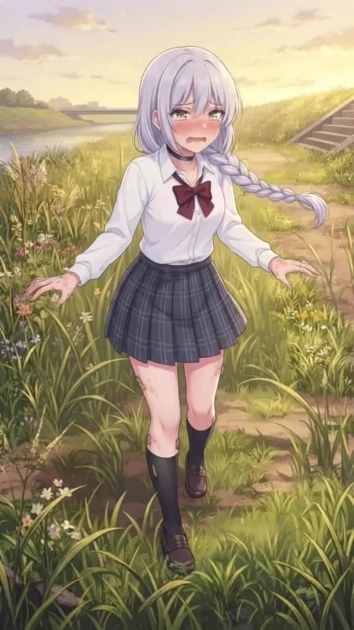 【ネコにゃーシリーズ】草生え☆サンダァァーッ！！ 〜シズカの河川敷サバイバル電波ロード〜 その1 #denpa song （yy電波ですか？コラボ） artwork