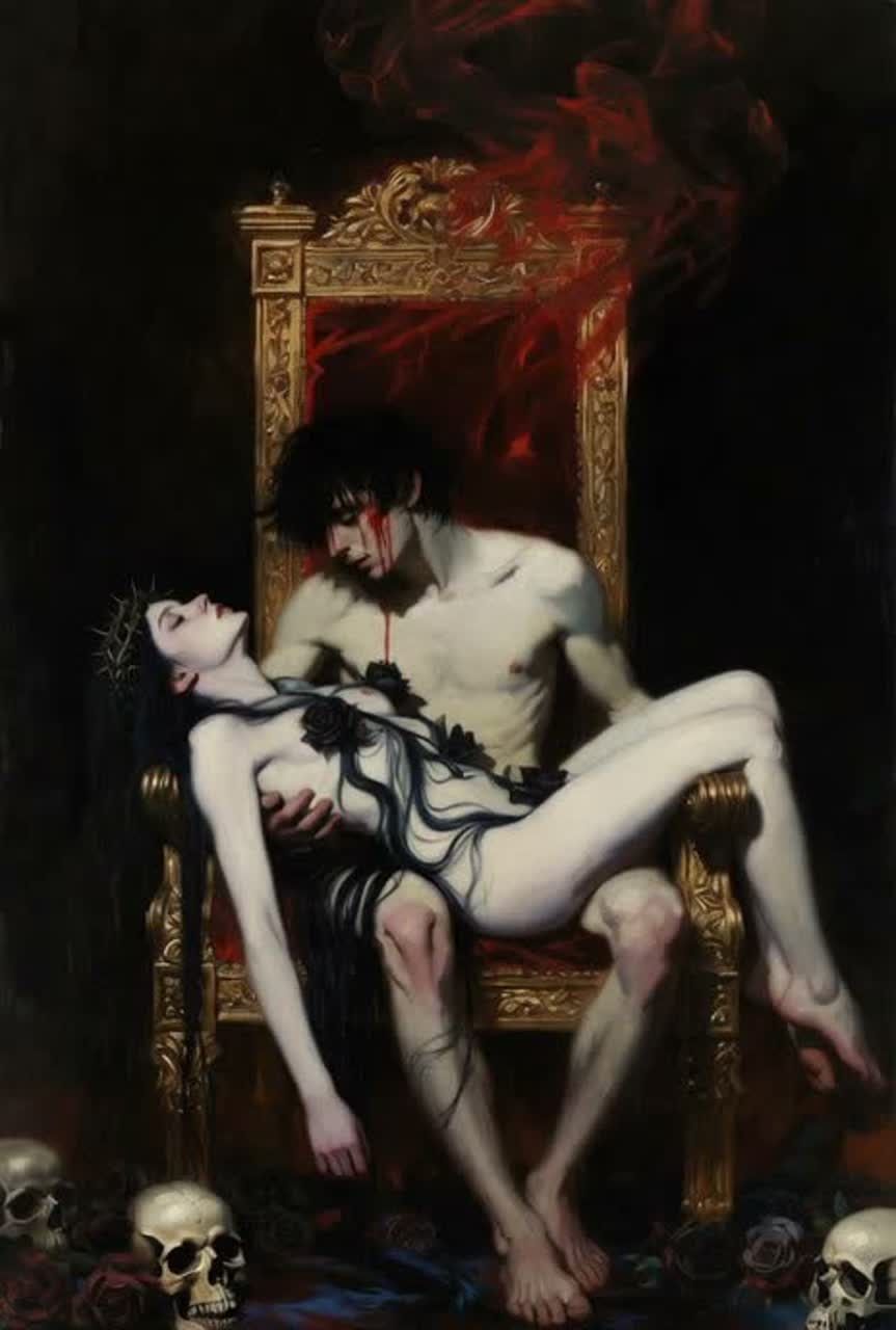 "La Beauté sur mes genoux" artwork