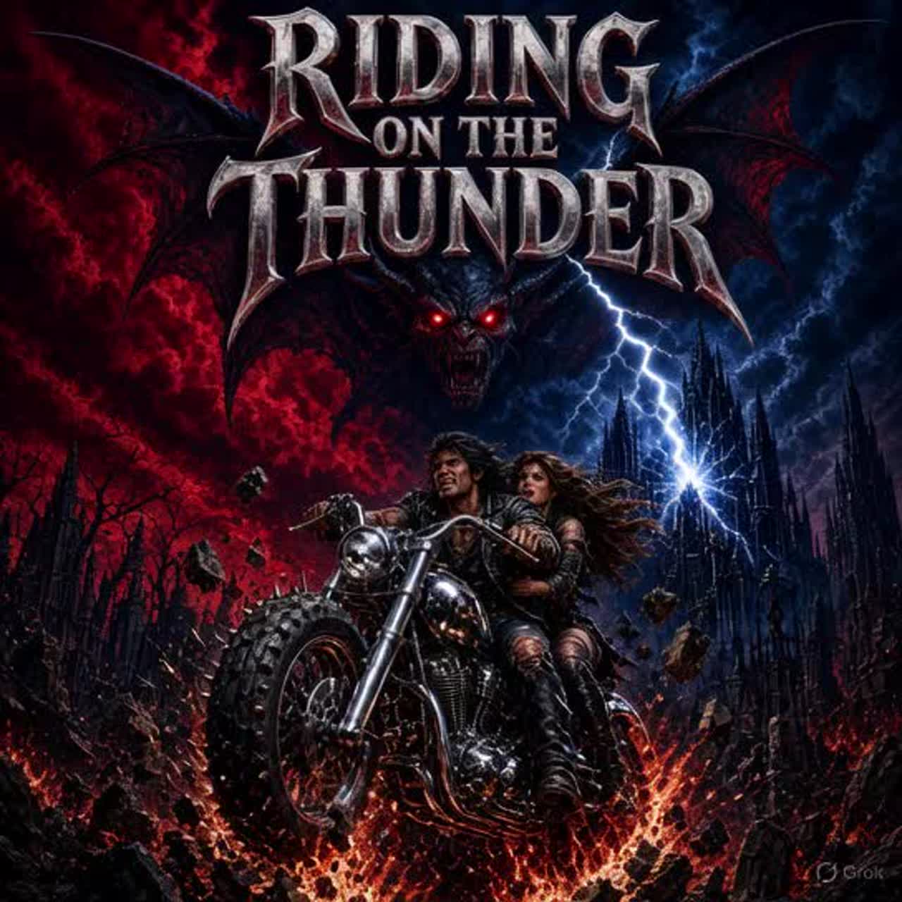 Riding on the Thunder artwork