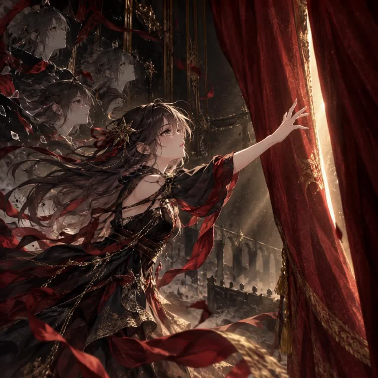 赤い幕が下りる前に artwork