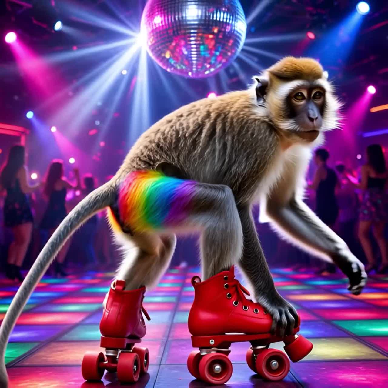 Turbo Rainbow-Butt Monkey artwork