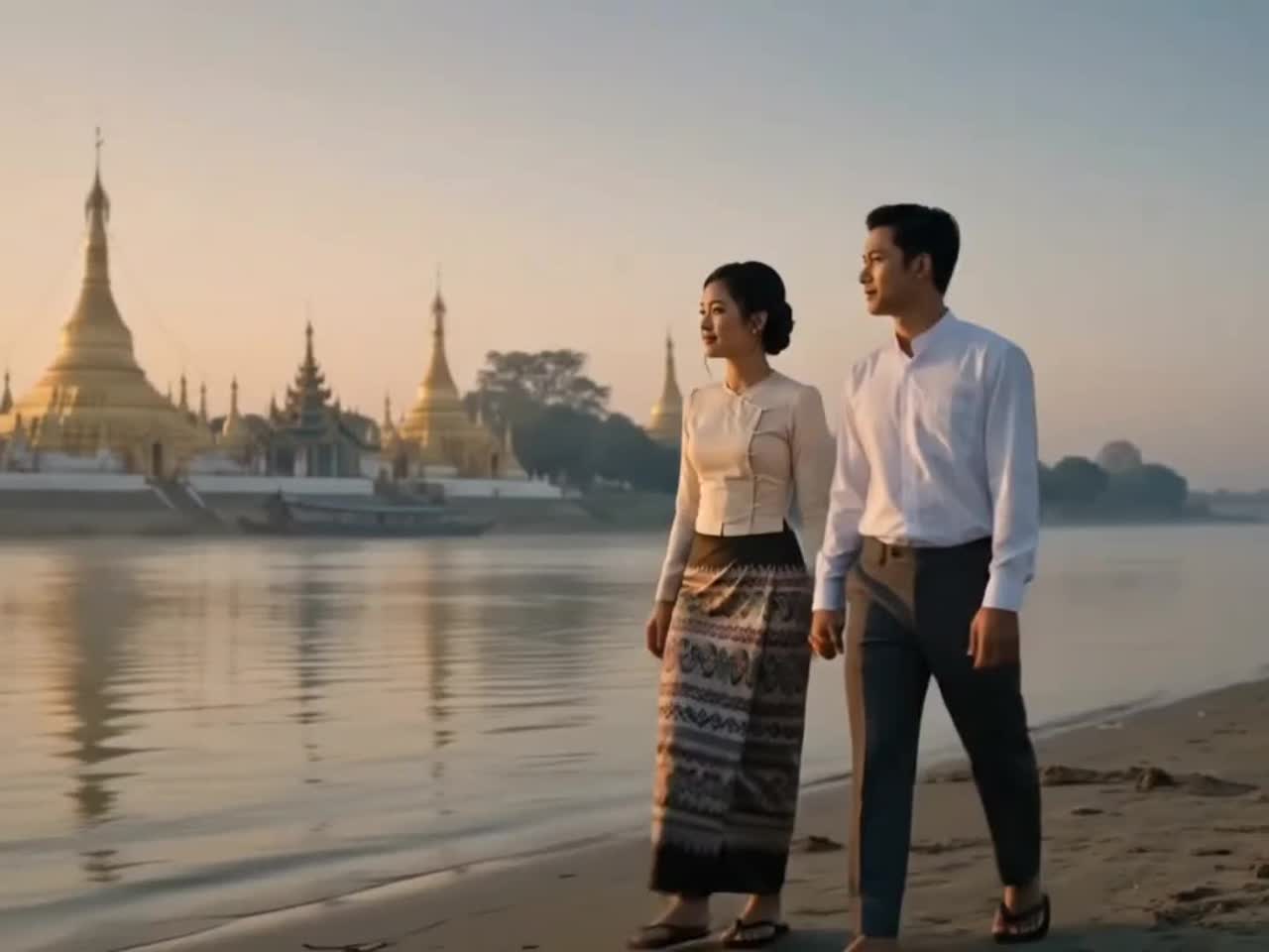မဆုံးနိုင်တဲ့ည  တဲ့ည. Лингворитм artwork