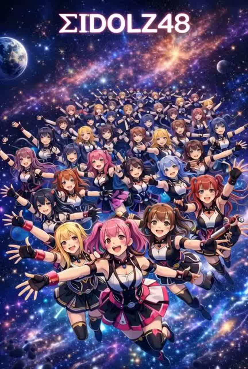 ΣIDOLZ48 – COSMIC PROTOCOL artwork