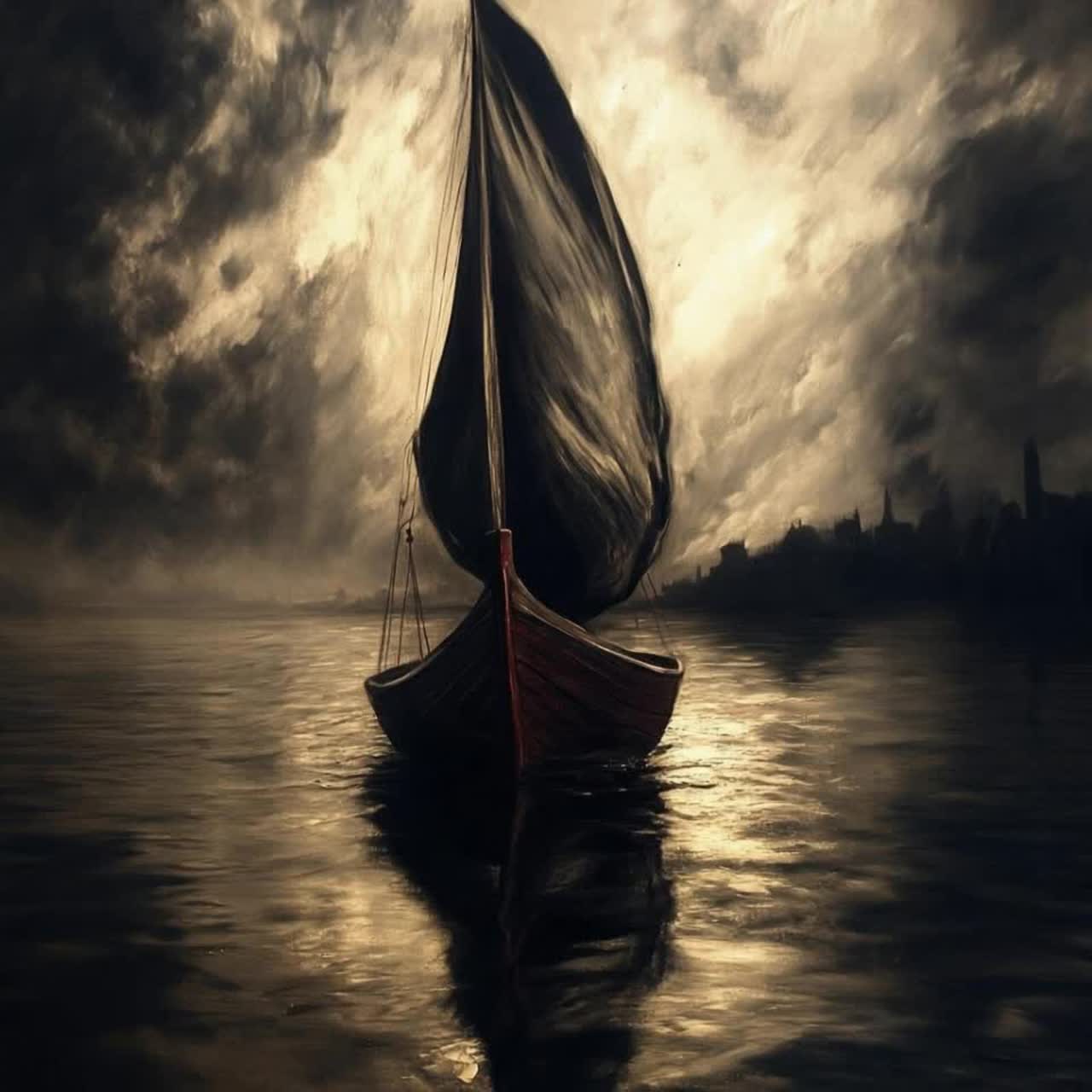 🌊⛵️JE PARS artwork