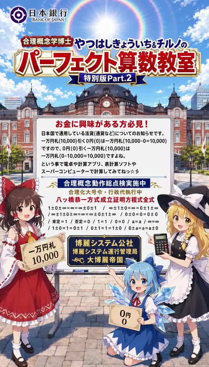 マイナス一万円札 -昭和歌謡MIX-(Rev.A KY-NNS一式用JIS-ALL Code ∞WOM,∞ROM 解析分析中)@八ッ橋恭一 artwork