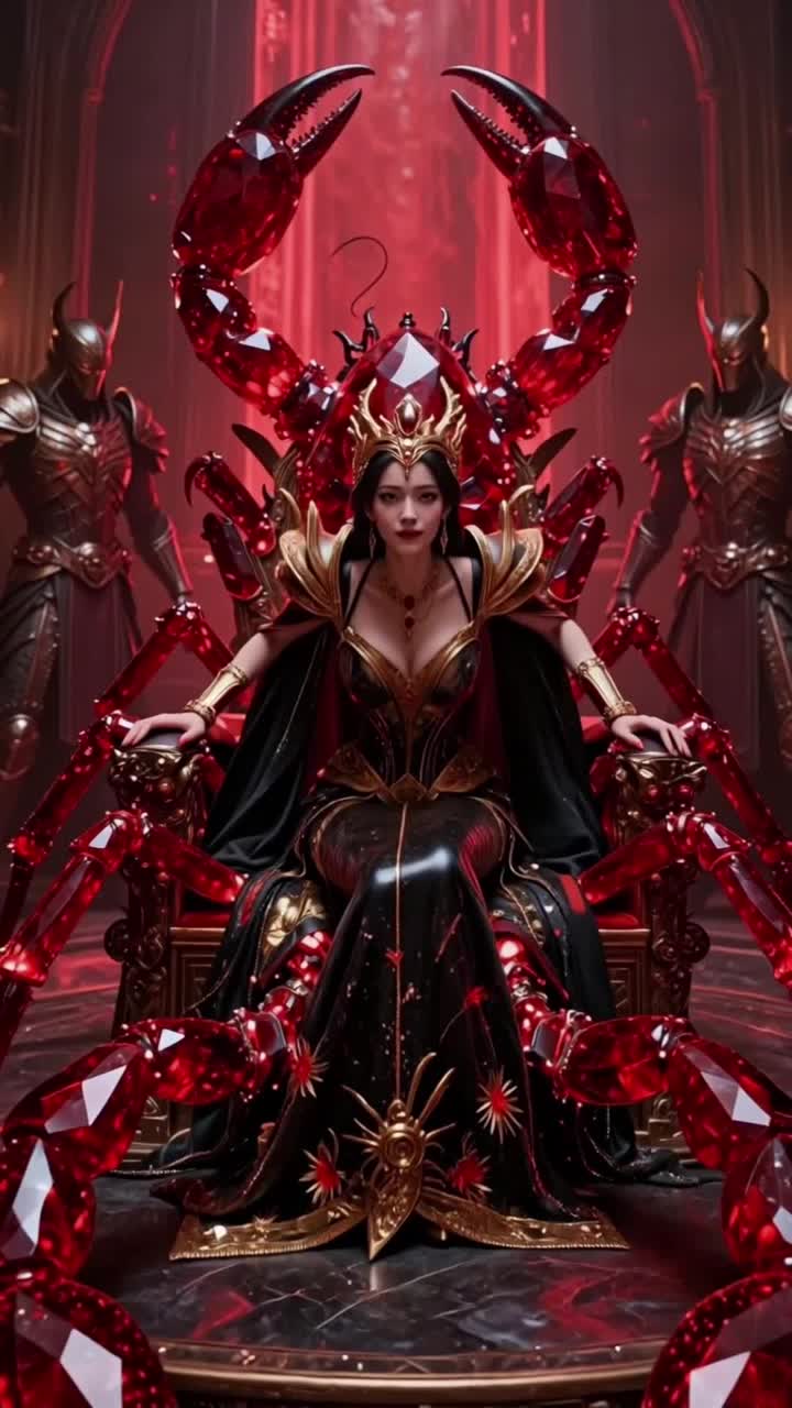 Scorpion Queen’s Betrayal 🦂☠️ artwork