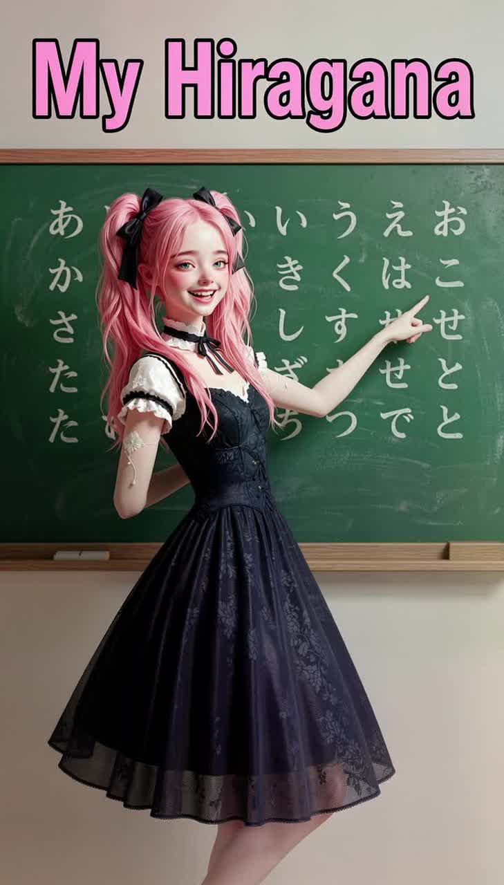 My Hiragana artwork