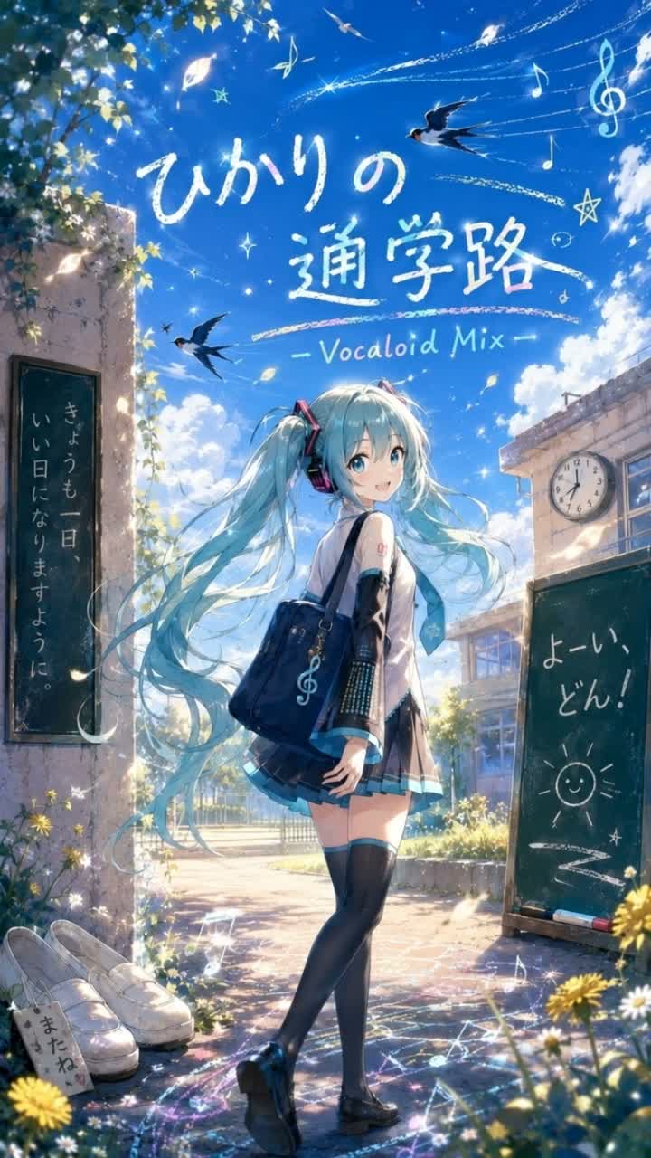 ひかりの通学路 - Vocaloid Mix artwork