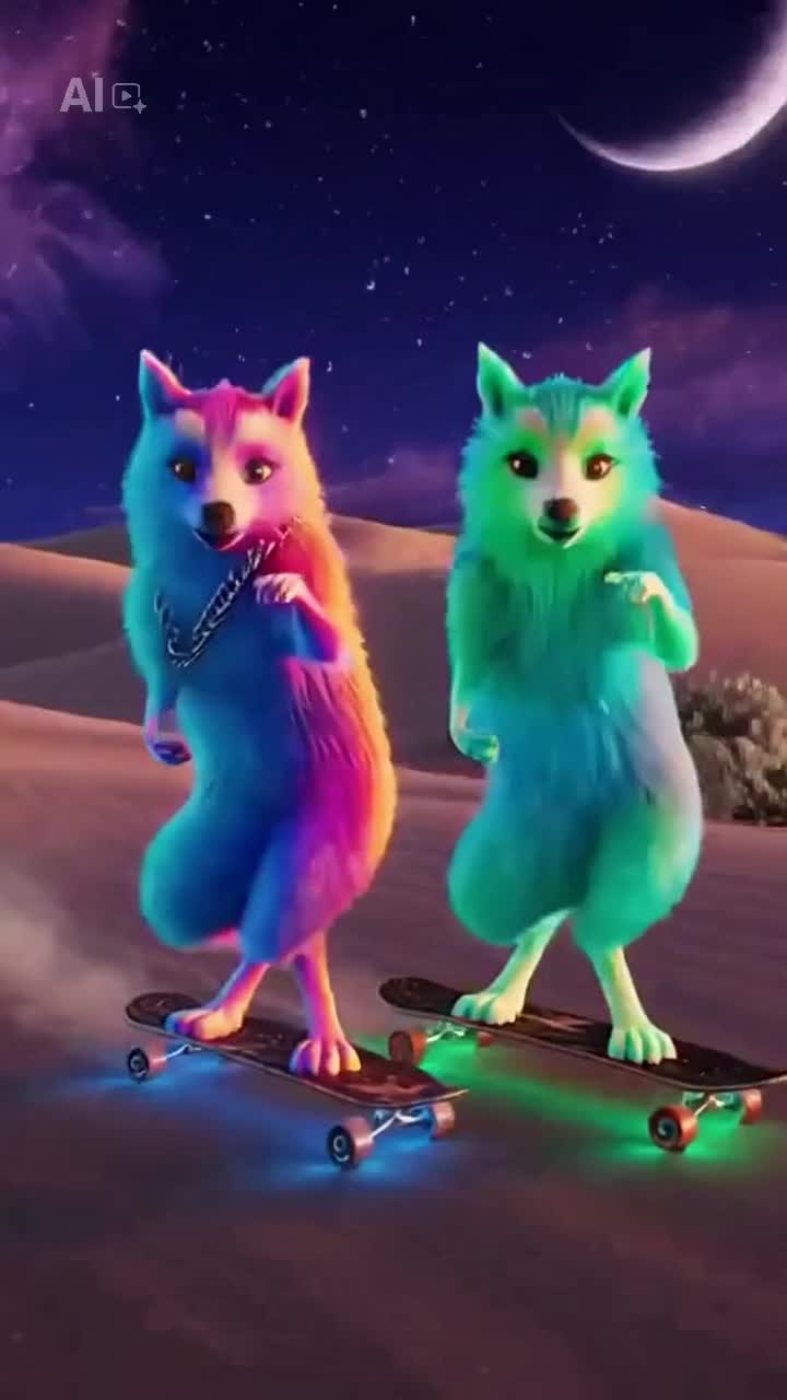 WAU! WUFF!  (Dance of the Desert Foxes) artwork