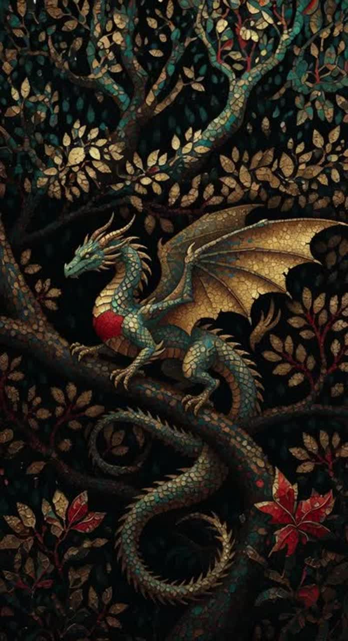 Crimson Scale and Emerald Wing artwork