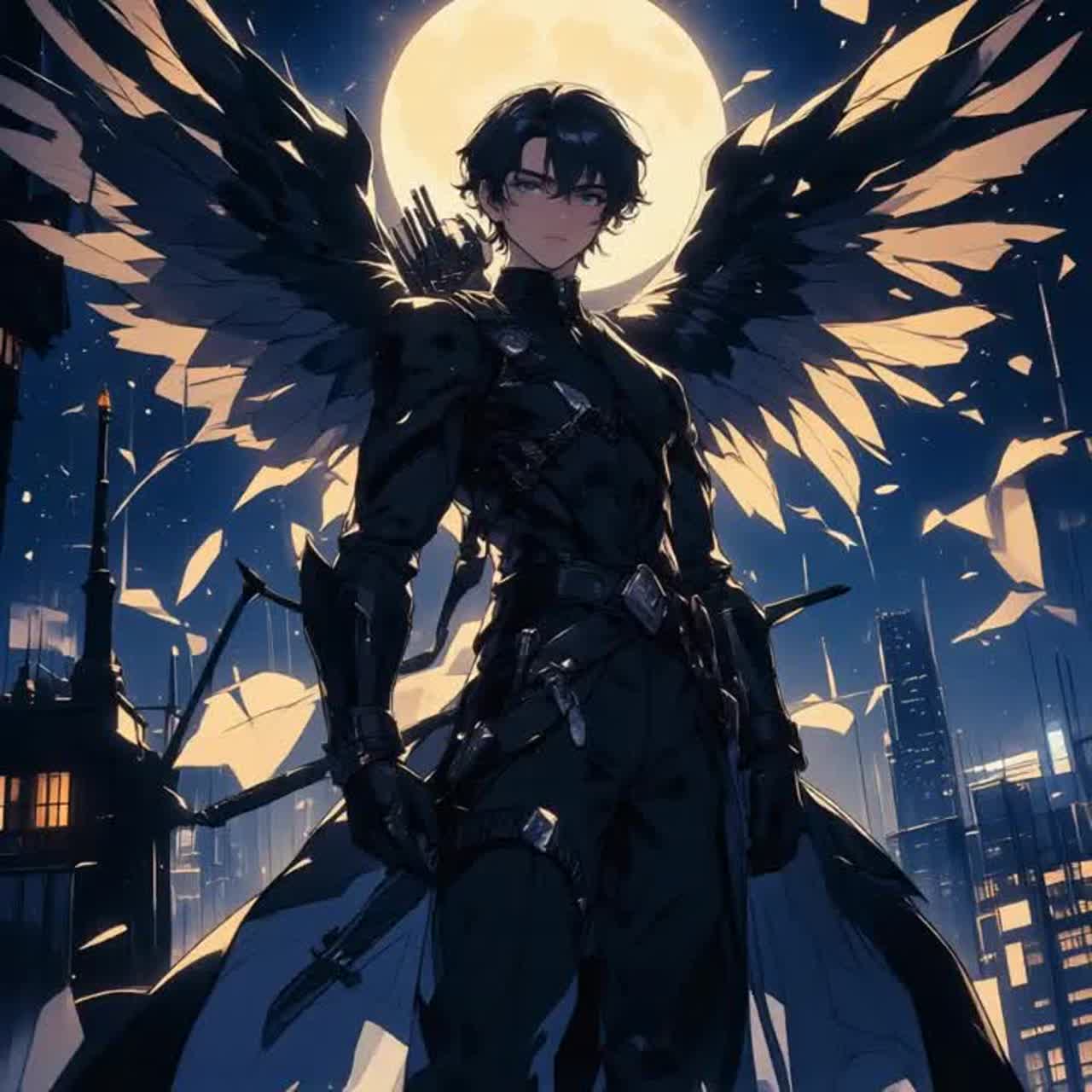 Four Dark Faces artwork