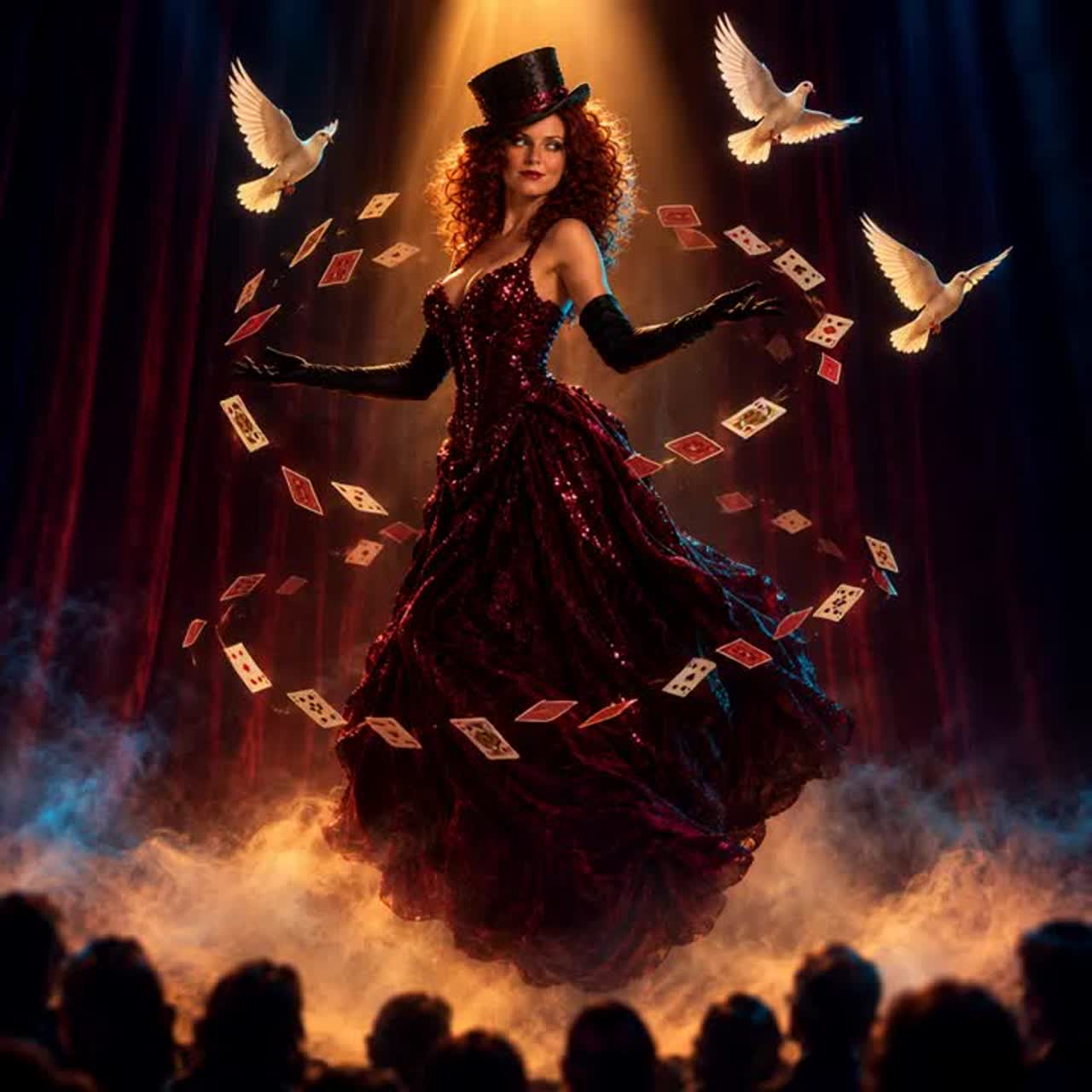 Floating Magical Show 🎪🎩🃏✨