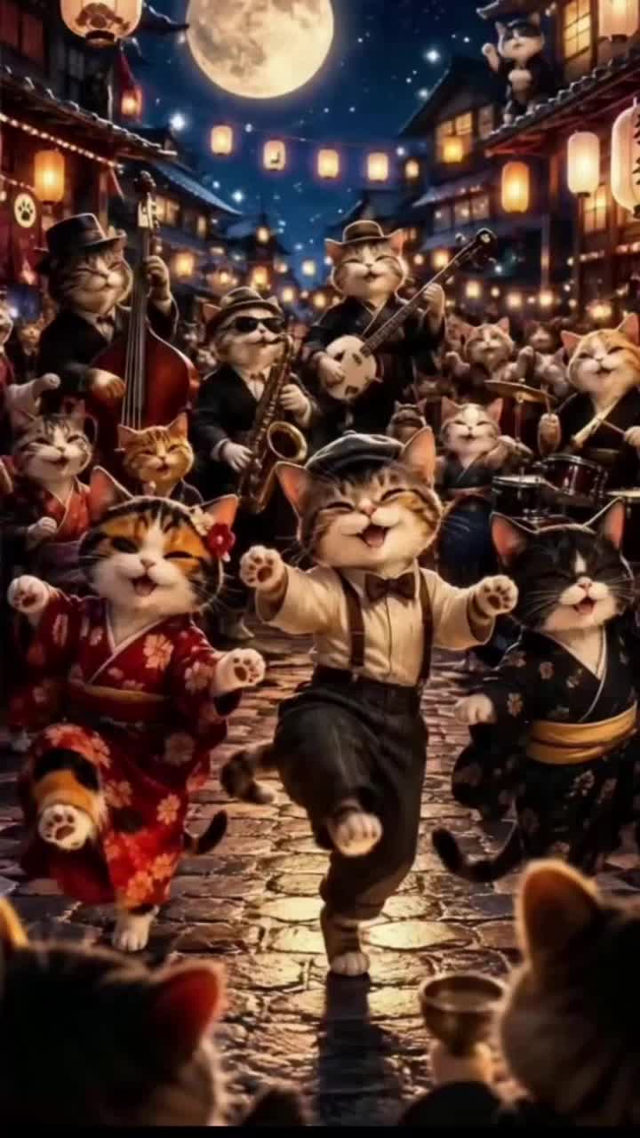 Cat’s Midnight Party artwork