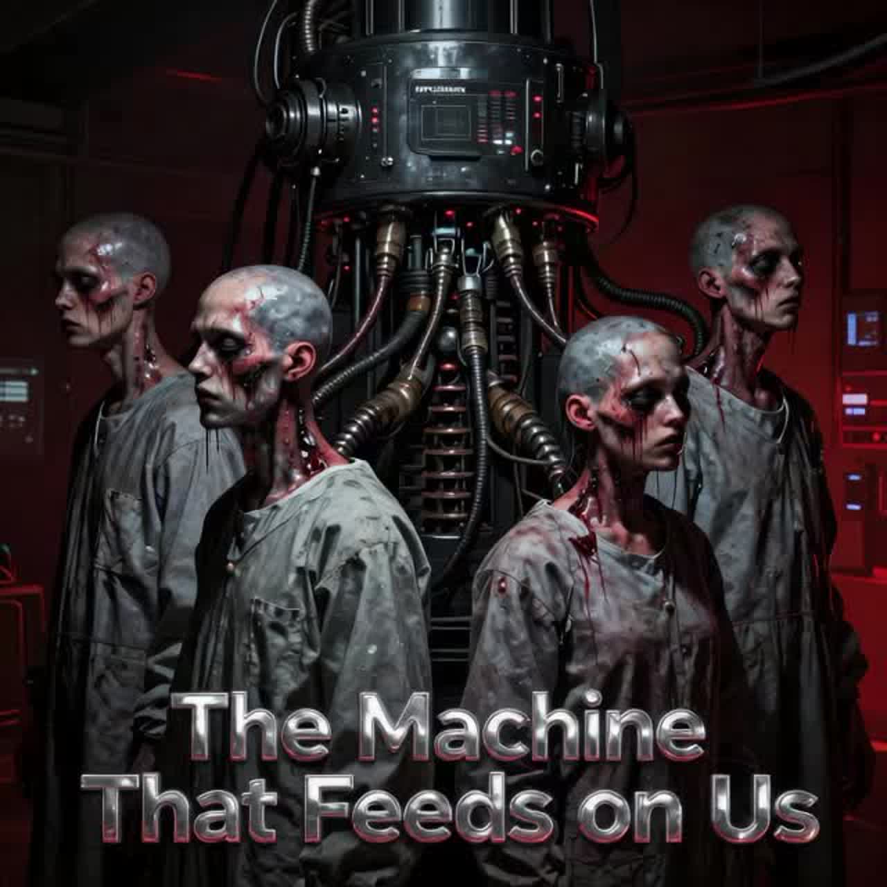 The Machine That Feeds On Us | First Line Defense artwork