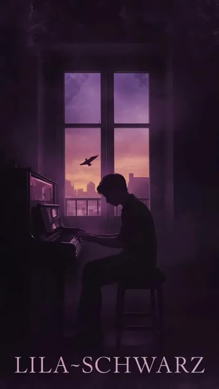 Lila- Schwarz artwork
