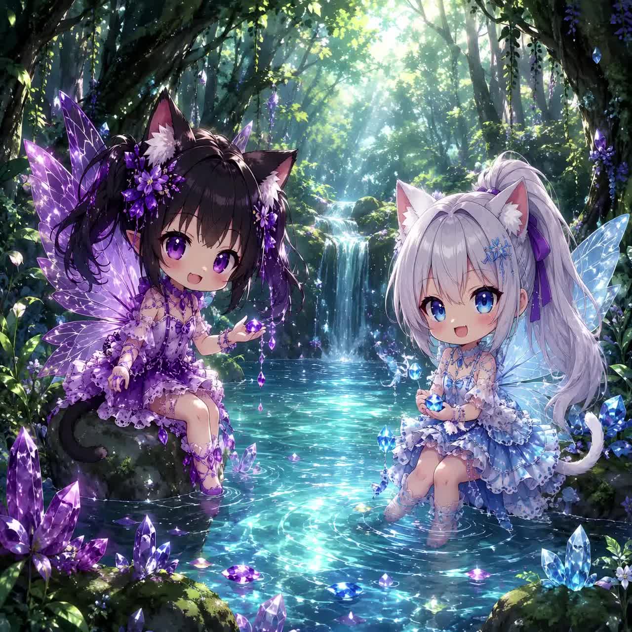 Crystal Forest Whispers artwork