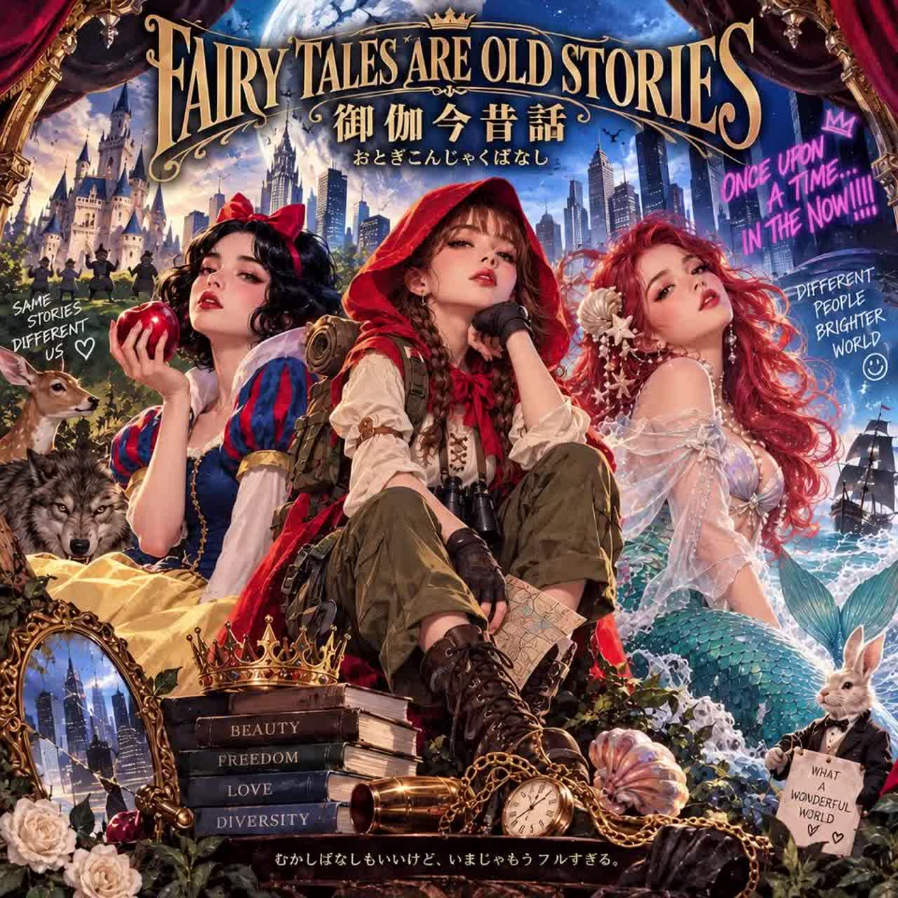 御伽今昔話 FAIRY TALES ARE OLD STORIES artwork
