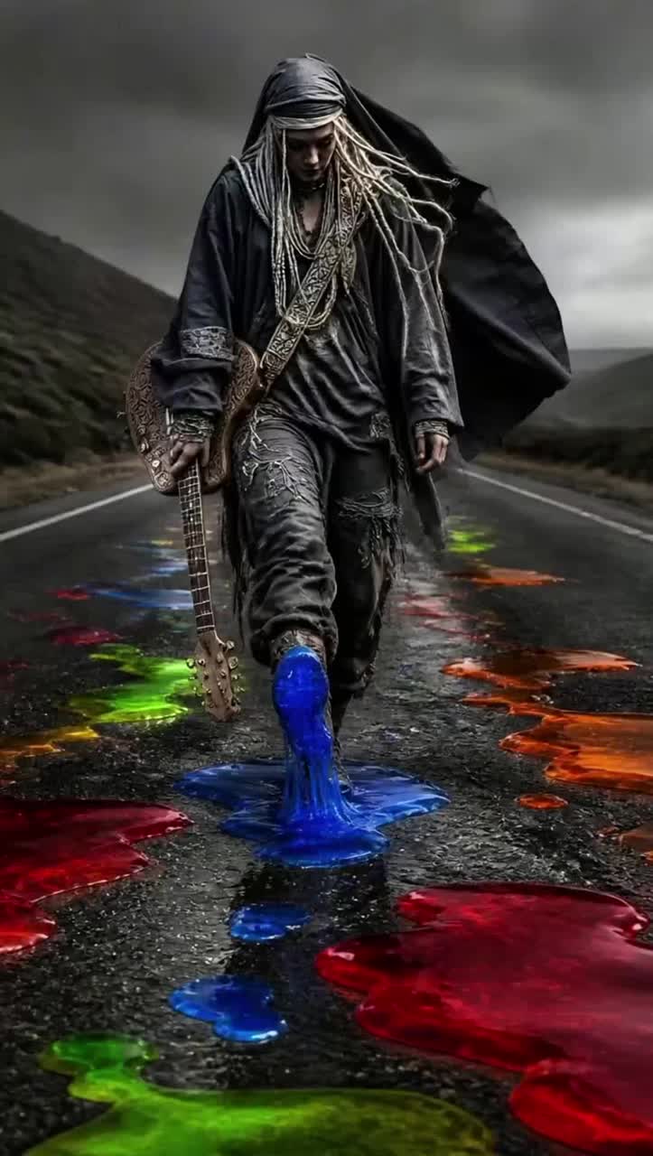 Bunte Pfützen artwork