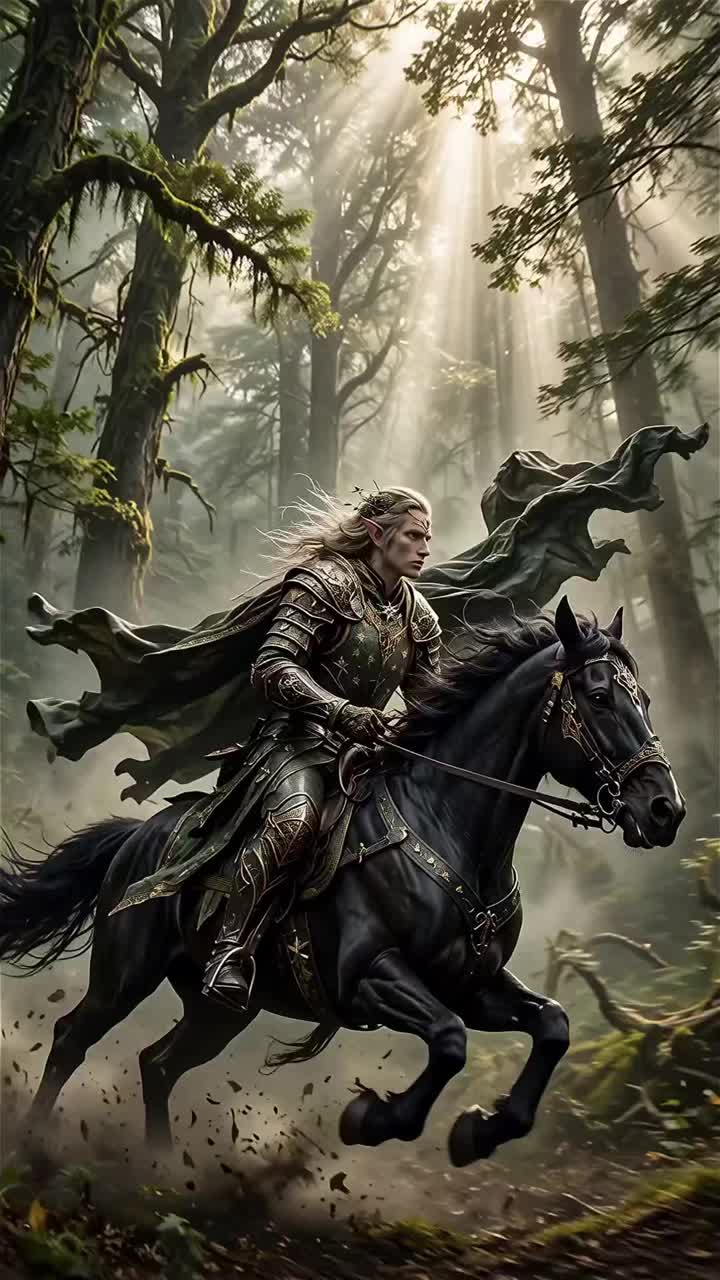 Orchestral Theme 33 - Elf rider artwork