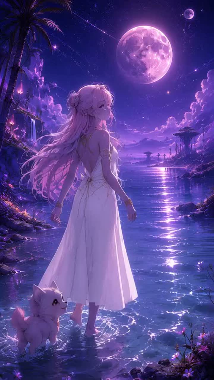 Moonlit Lagoon artwork