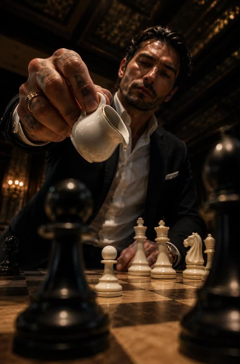 Dye on the Chessboard