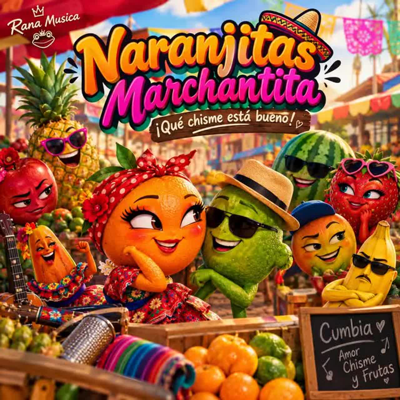 Naranjitas, marchantita artwork