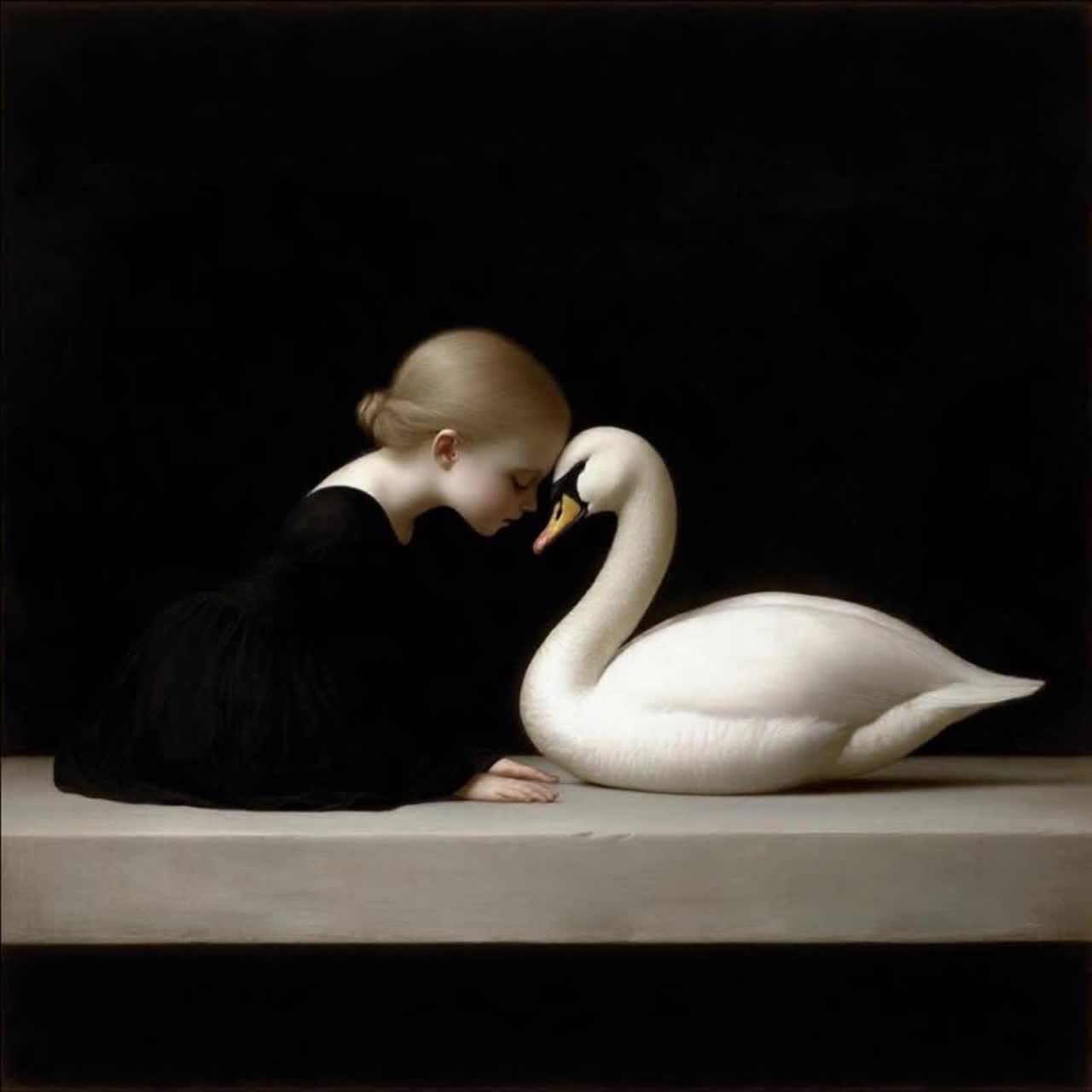 🦉✨The Child Beneath the Skin | 皮膚之下的孩子 | La bambina sotto la pelle artwork