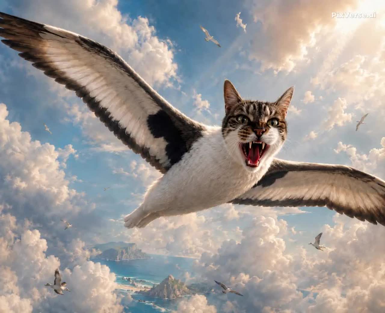 Screeching Catbatrosses artwork