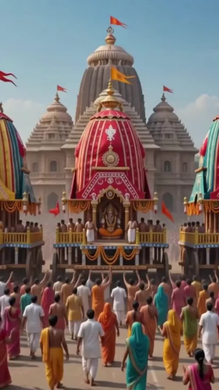 Jai Jagannath!  Jagannath Rath Yatra Festival Anthem रथ की जयकार artwork
