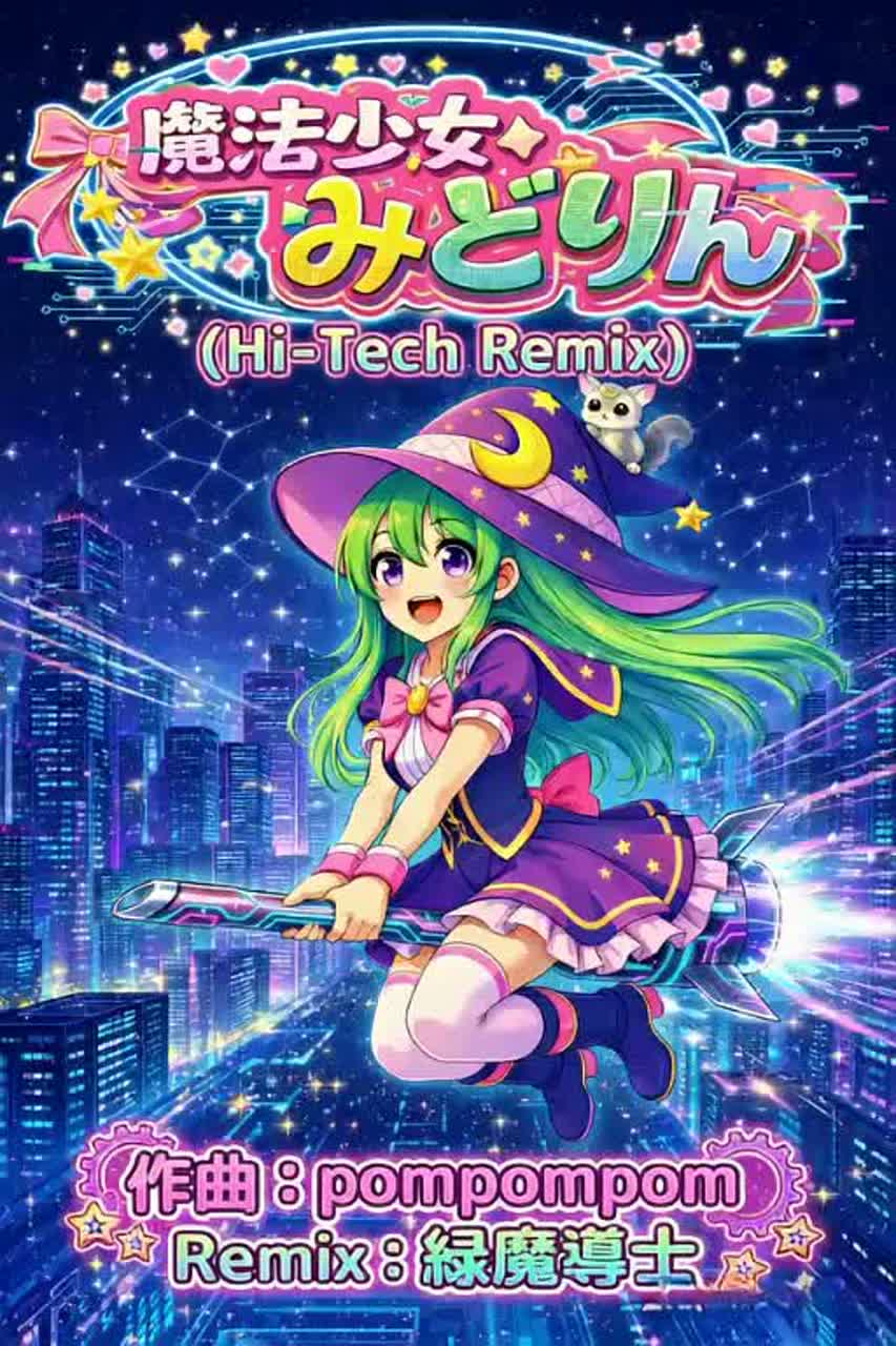魔法少女☆みどりん (Hi-Tech Remix) artwork