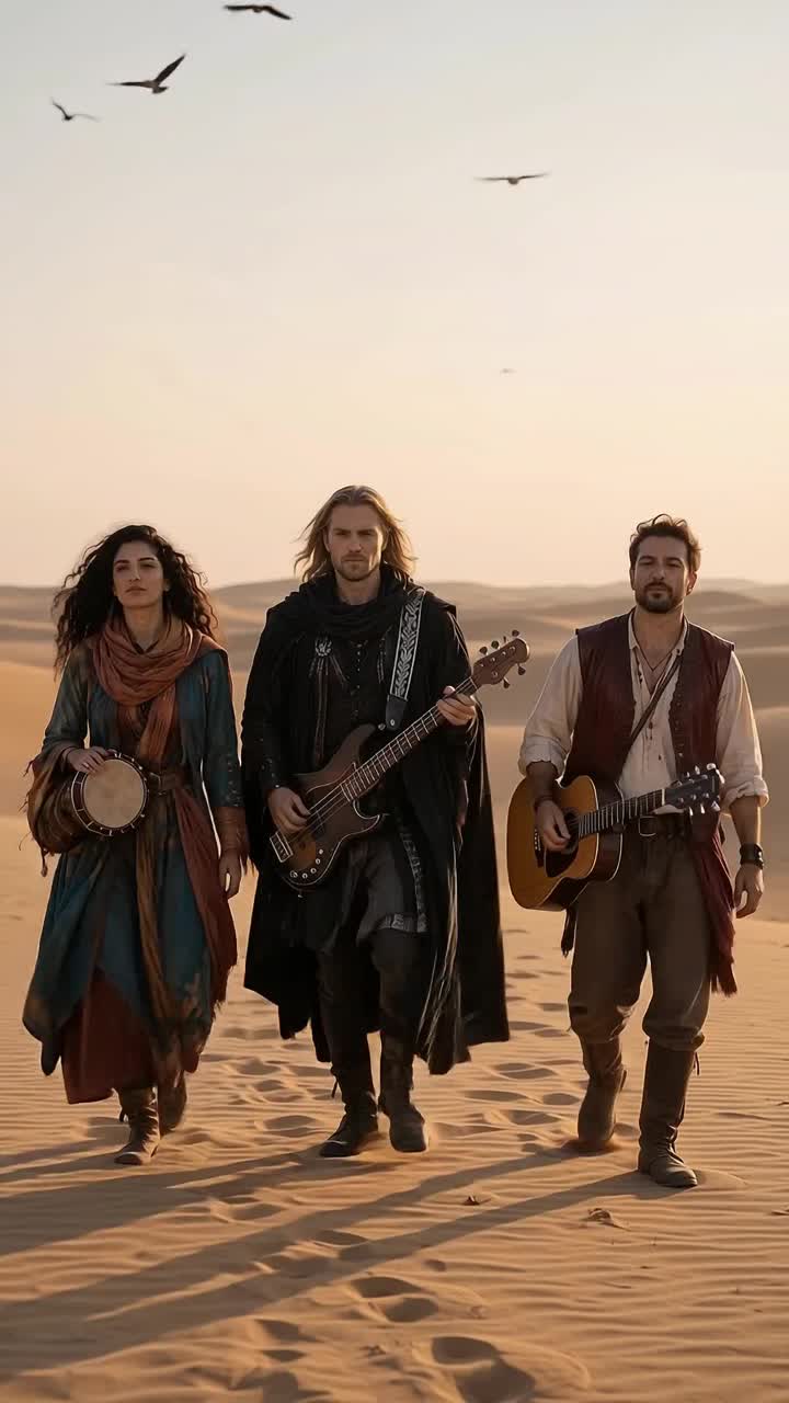 Tre Musicisti nel Deserto Desert Rock 01 artwork